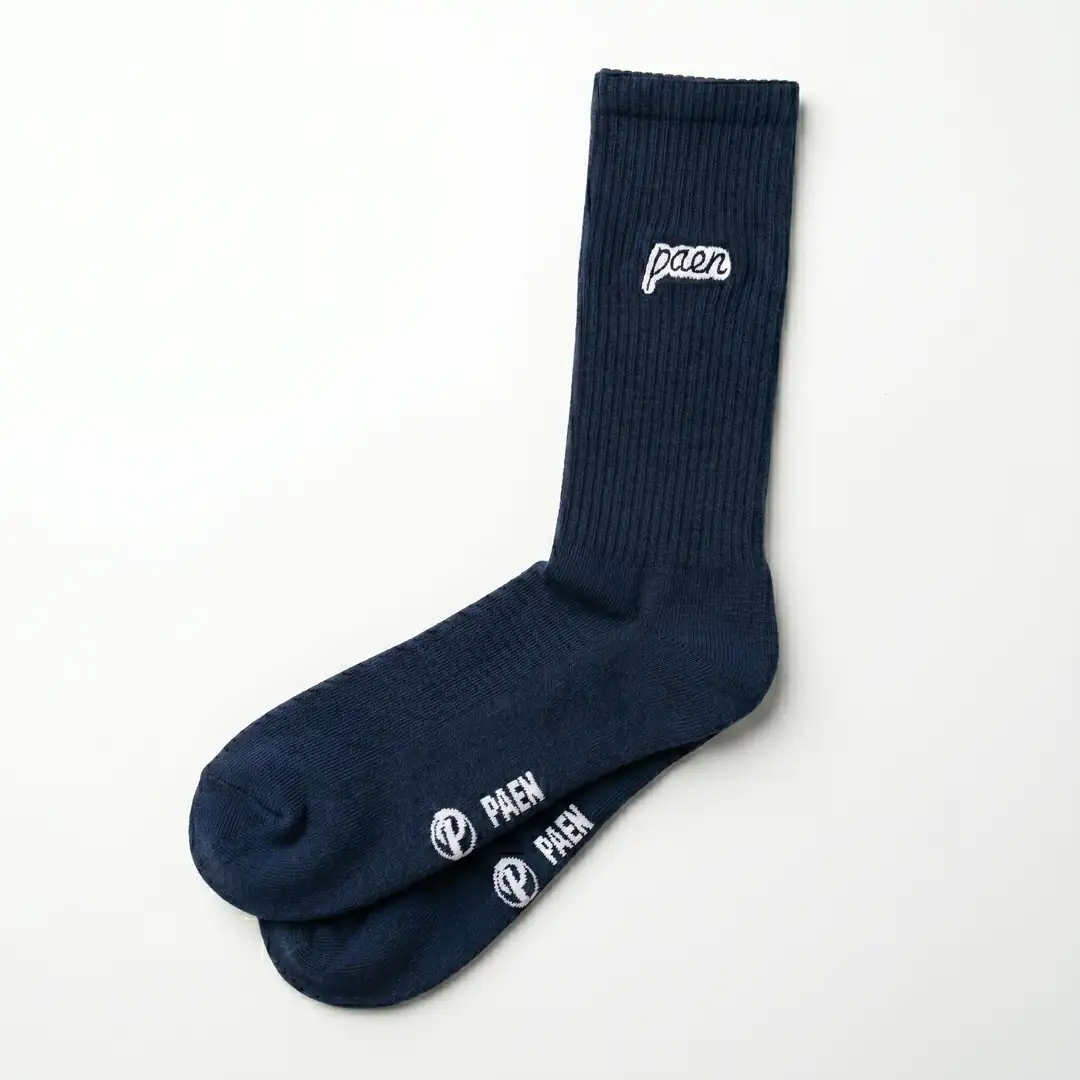PAEN Classic Unisex Fitilli Havlu Çorap - Lacivert