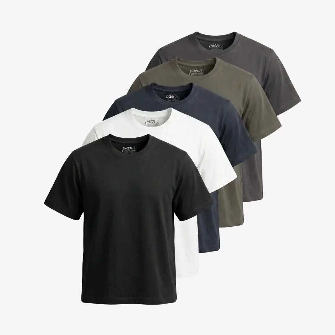 PAEN Premium Regular Fit 5'li T-shirt Paketi