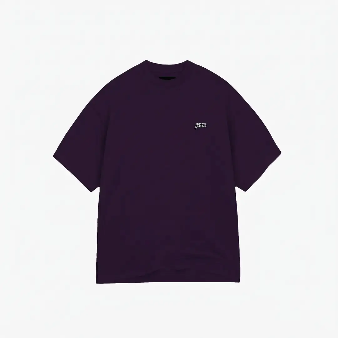 PAEN Basic Unisex Oversize T-shirt - Mor